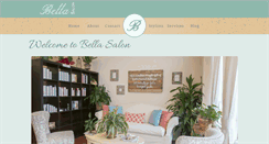 Desktop Screenshot of bellasalonofwilmington.com